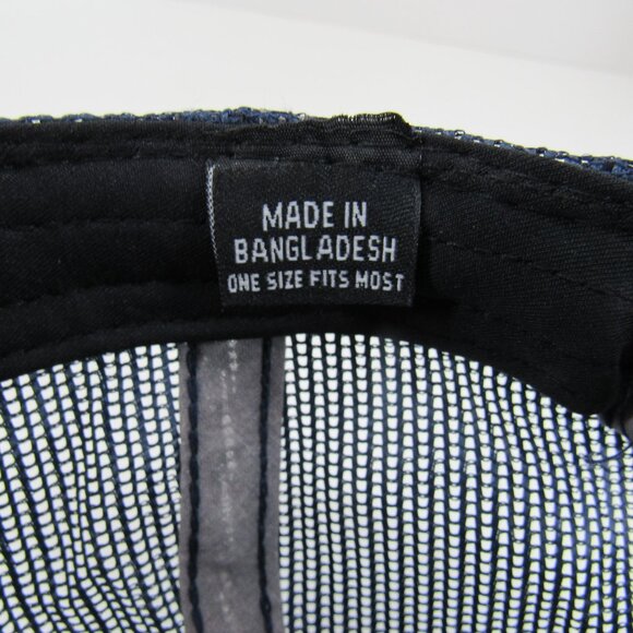 Calcutta Fishing Skull Patch Logo Men's Adjustable Mesh Back Snapback Cap Hat - Picture 8 of 8